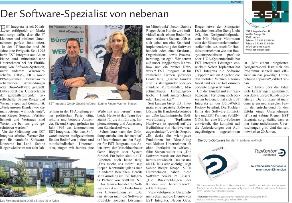 Wirtschaft Regional 12/2015